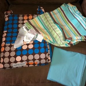 Boppy cover, car seat canopy & pack& play sheet